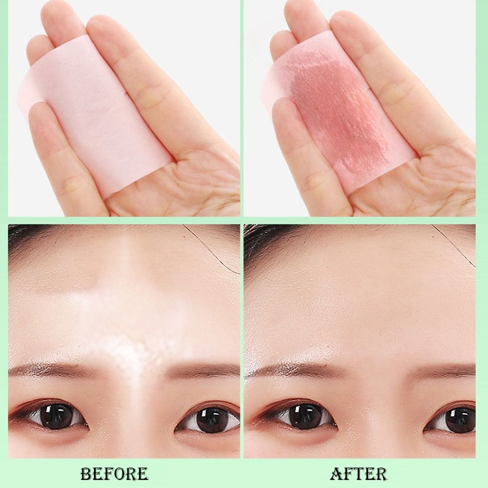 Kiss Beauty Makeup Remover - 100 szt. Papierków Matujących do Twarzy,