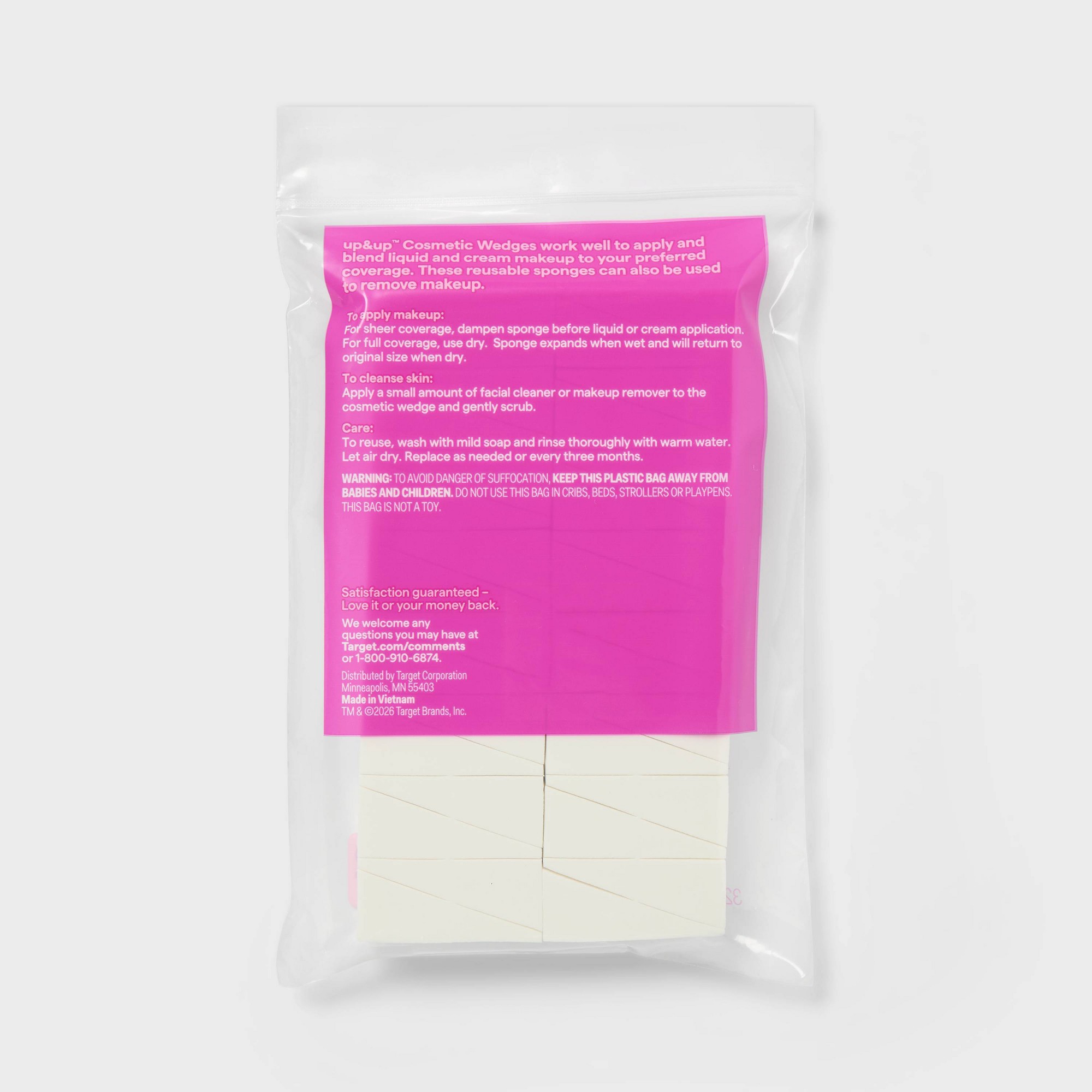 64 szt. Piankowe kliny kosmety – Cosmetic Sponge recenzja i cena
