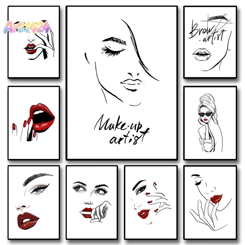 Plakat z motywem makijażu i mo – Beauty Makeup Hd recenzja i cena