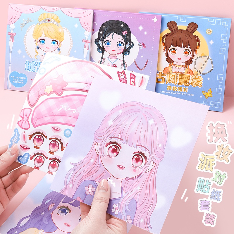 1 szt. Naklejek na zmianę maki – Beauty Makeup For Kids recenzja i cena