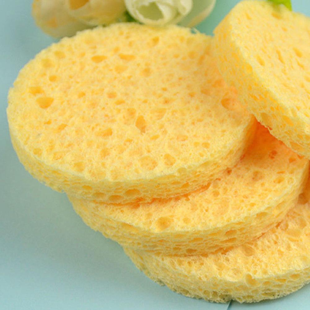10 szt. 6-9cm Żółta Okrągła Gą – Cosmetic Sponge recenzja i cena