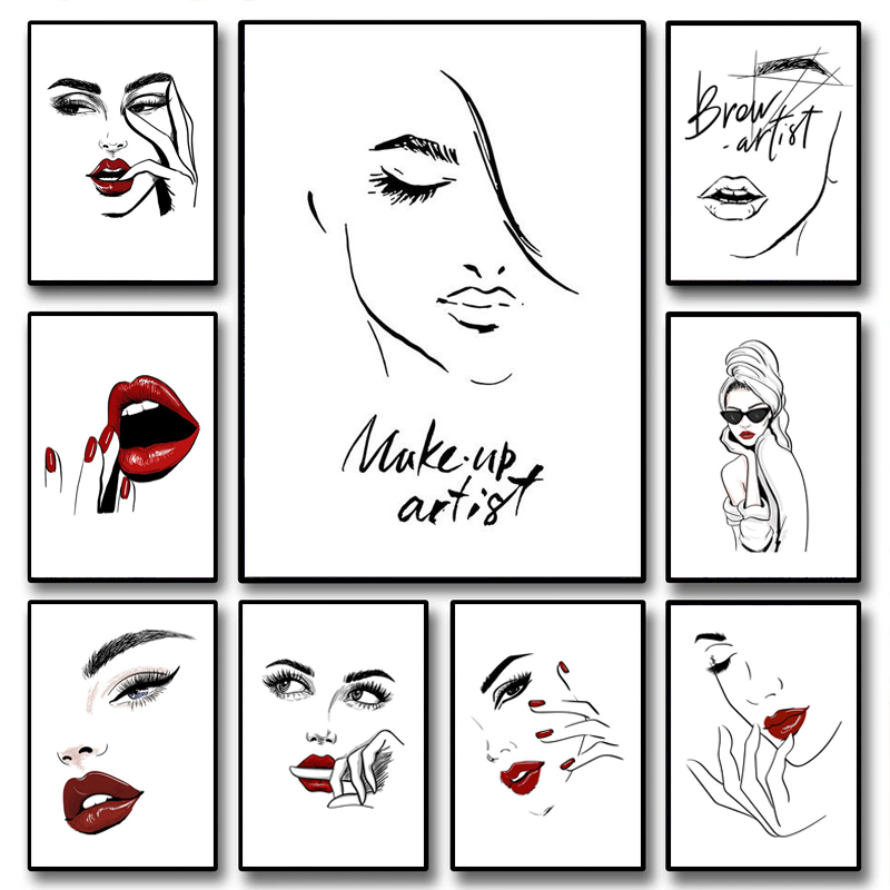 Plakat z makijażem w stylu fas – Beauty Makeup Hd recenzja i cena
