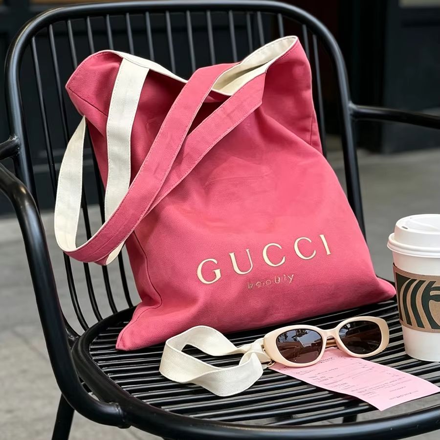 Torba GUCCI damska, płócienna  – Cosmetic Sponge recenzja i cena
